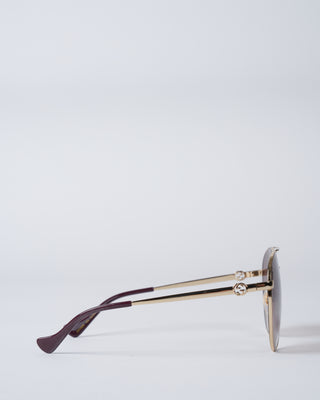 gg1088s-002 metal sunglasses - gold/brown