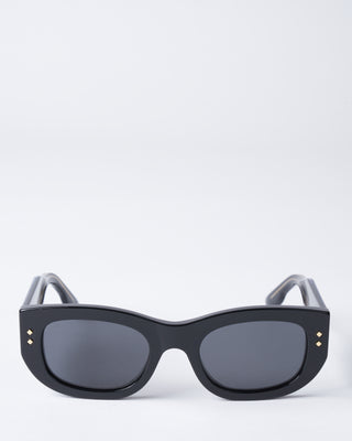 gg1215s-002 acetate sunglasses - black/grey