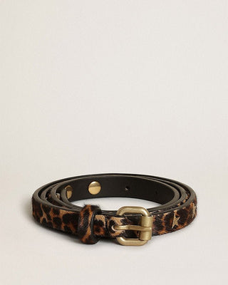 molly belt pony leo and studs - leopard