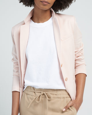 giacca super light piquet short jacket - pesca
