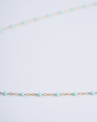 jade bead necklace- yellow gold