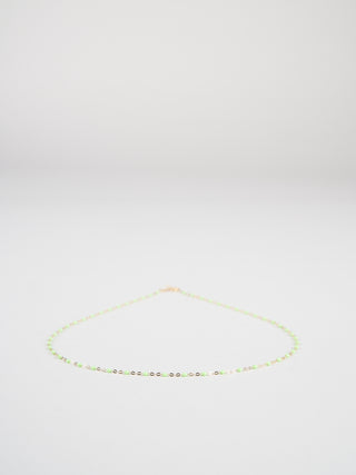 anis bead necklace - yellow gold