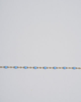 sky bead bracelet - yellow gold