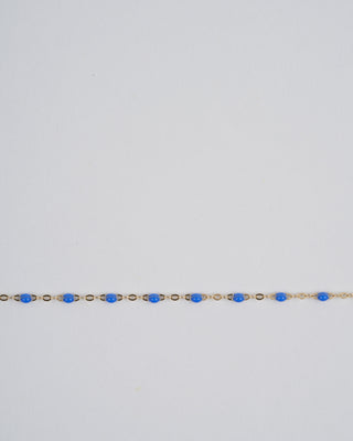 bleuet bead necklace - yellow gold