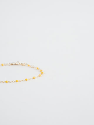 citron bead bracelet - yellow gold