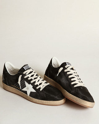 ball star stitching and spur leather star and heel - black/white