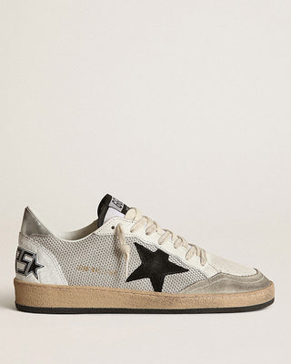 ball star suede star laminated heel - light silver/black/white/silver