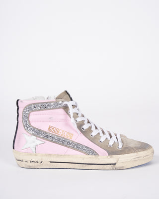 slide sneaker - orchid pink/taupe/white/black/silver