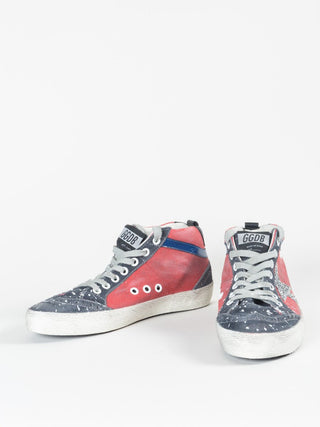 mid-star sneaker - red