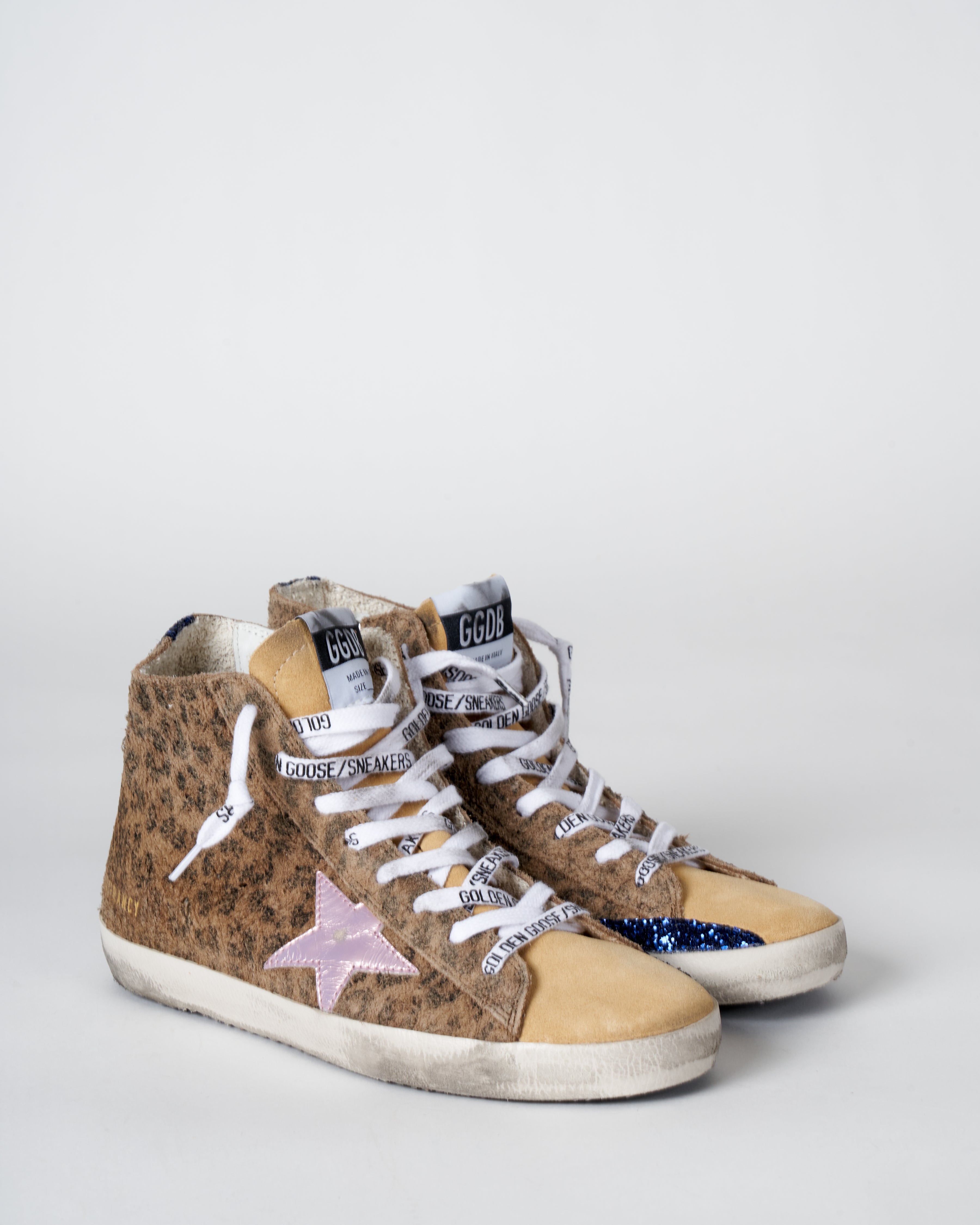 Francy Ggdb Sneakers Leopard Kids Golden Goose Francy Sneakers