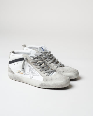 mid star sneaker - white/ice/silver/black