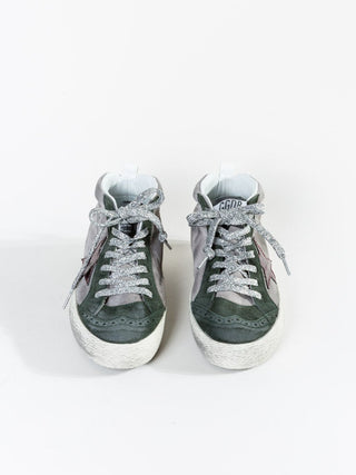midstar sneaker - grey suede/bordeaux