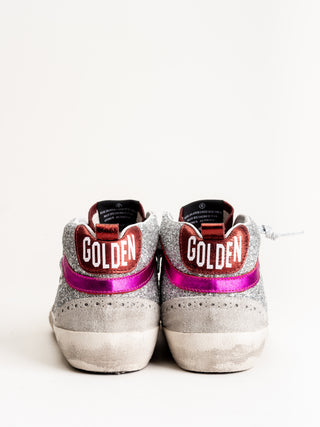 mid star sneaker - silver glitter-pink