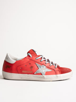 superstar sneaker - cherry leather