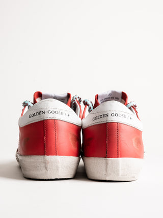 superstar sneaker - cherry leather