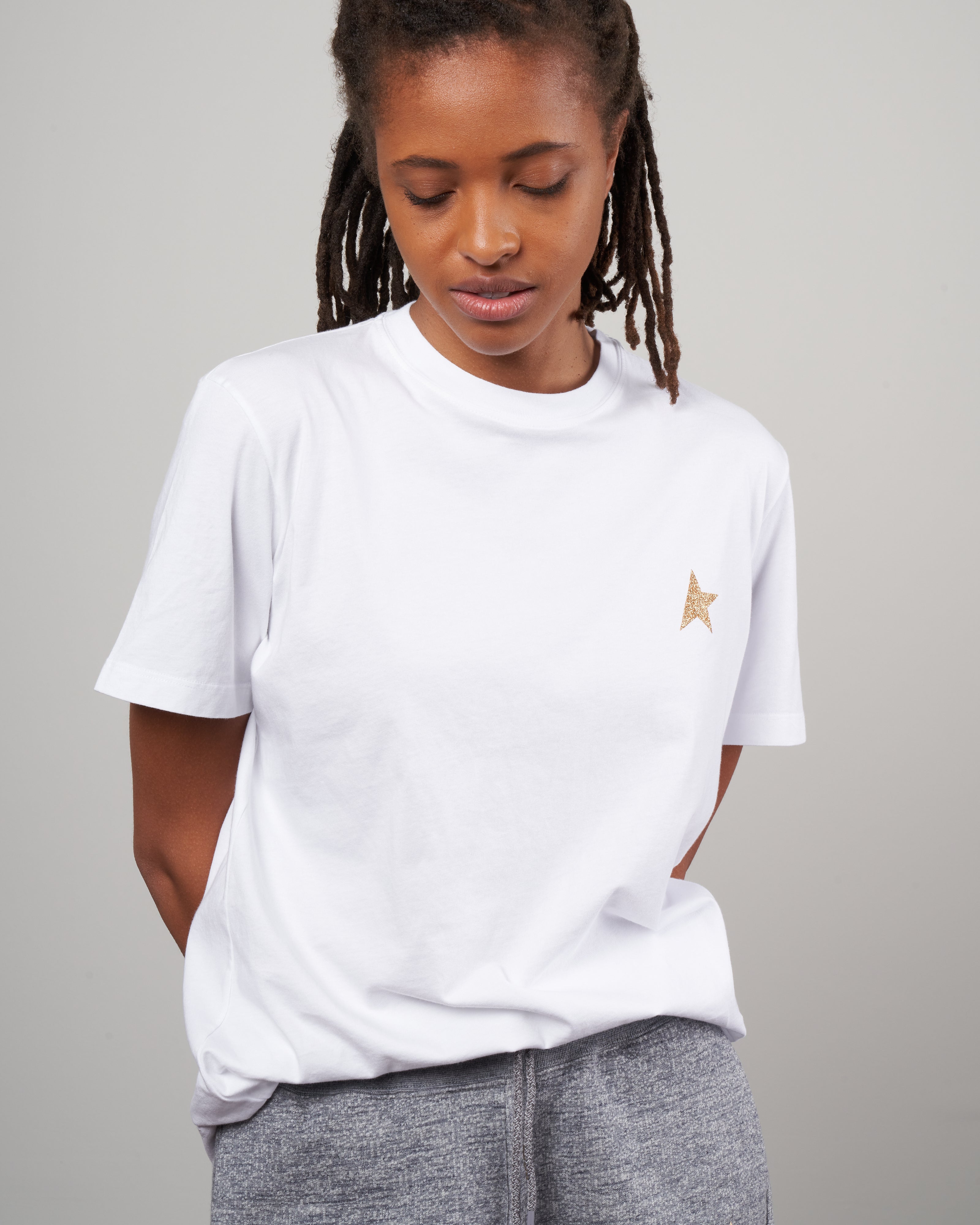 golden goose tshirt dress Golden Goose Vtements W'S Tshirt Dress University Grey Melange Gold 60381