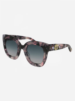 round frame sunglasses with star