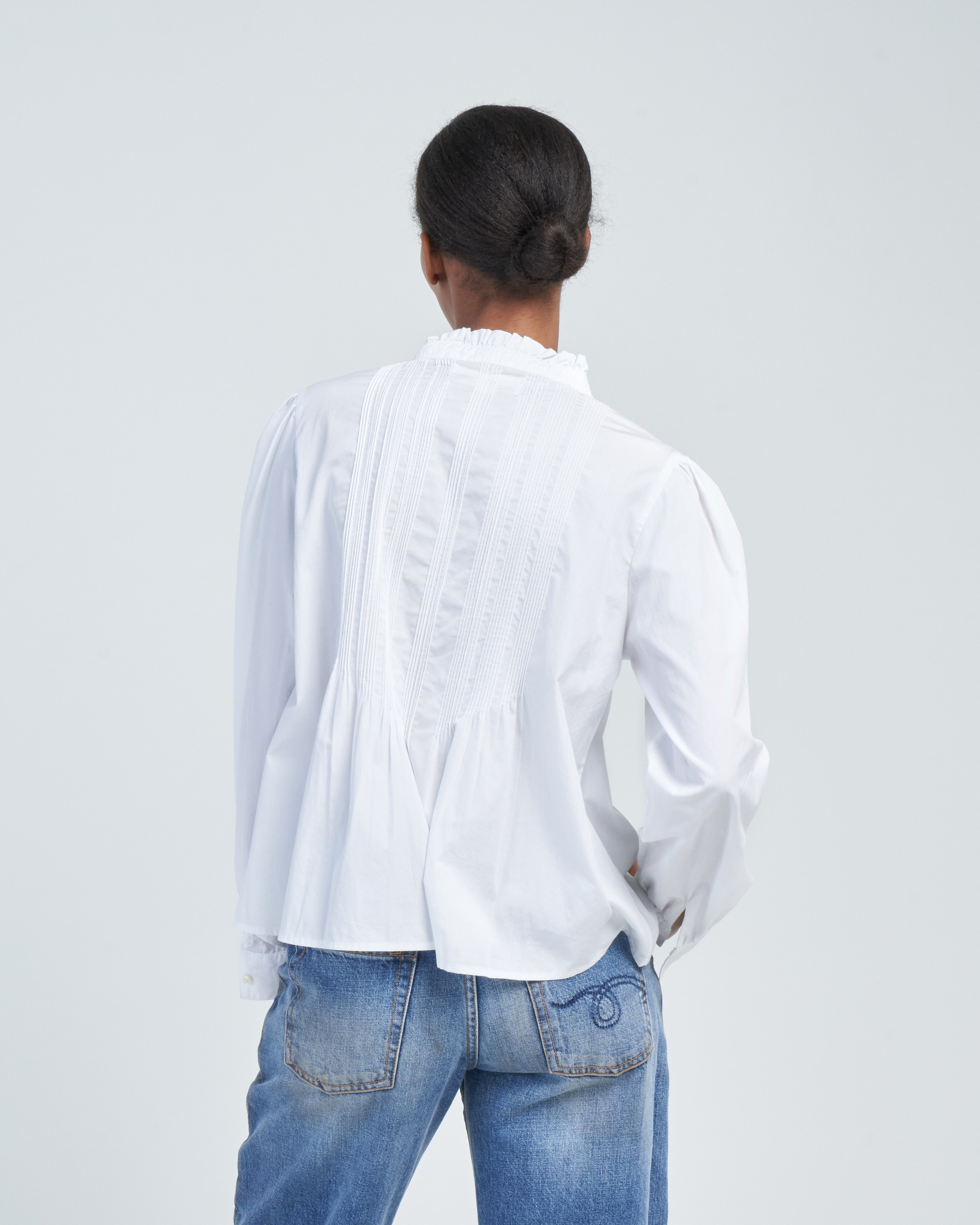 Trovata Hadleigh Blouse Classic White