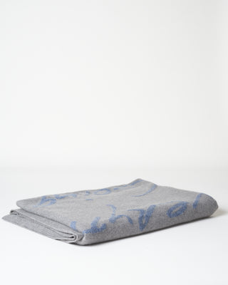 f'ing amazing cashmere blanket - blue/gray