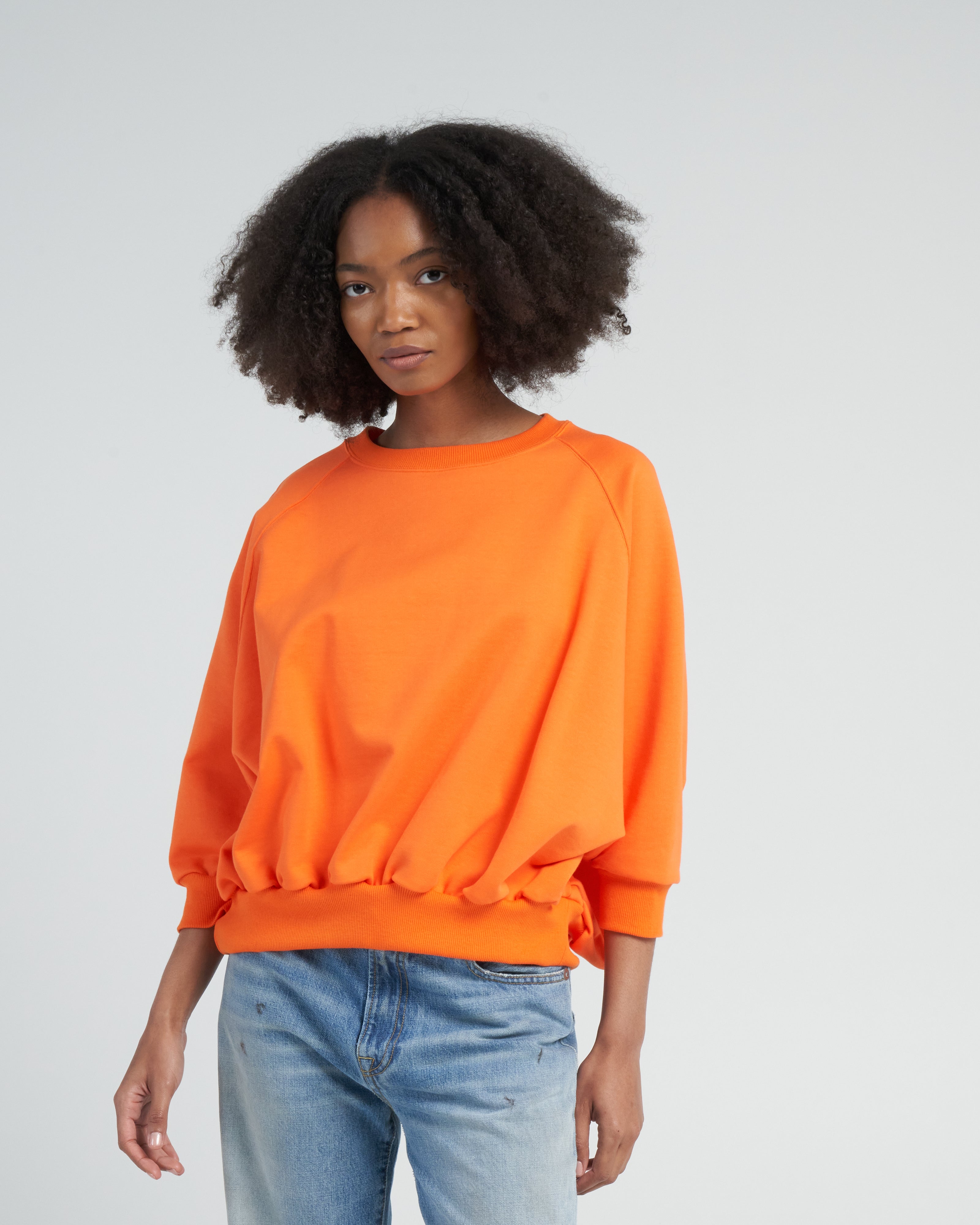 havana sweatshirt - tangerine