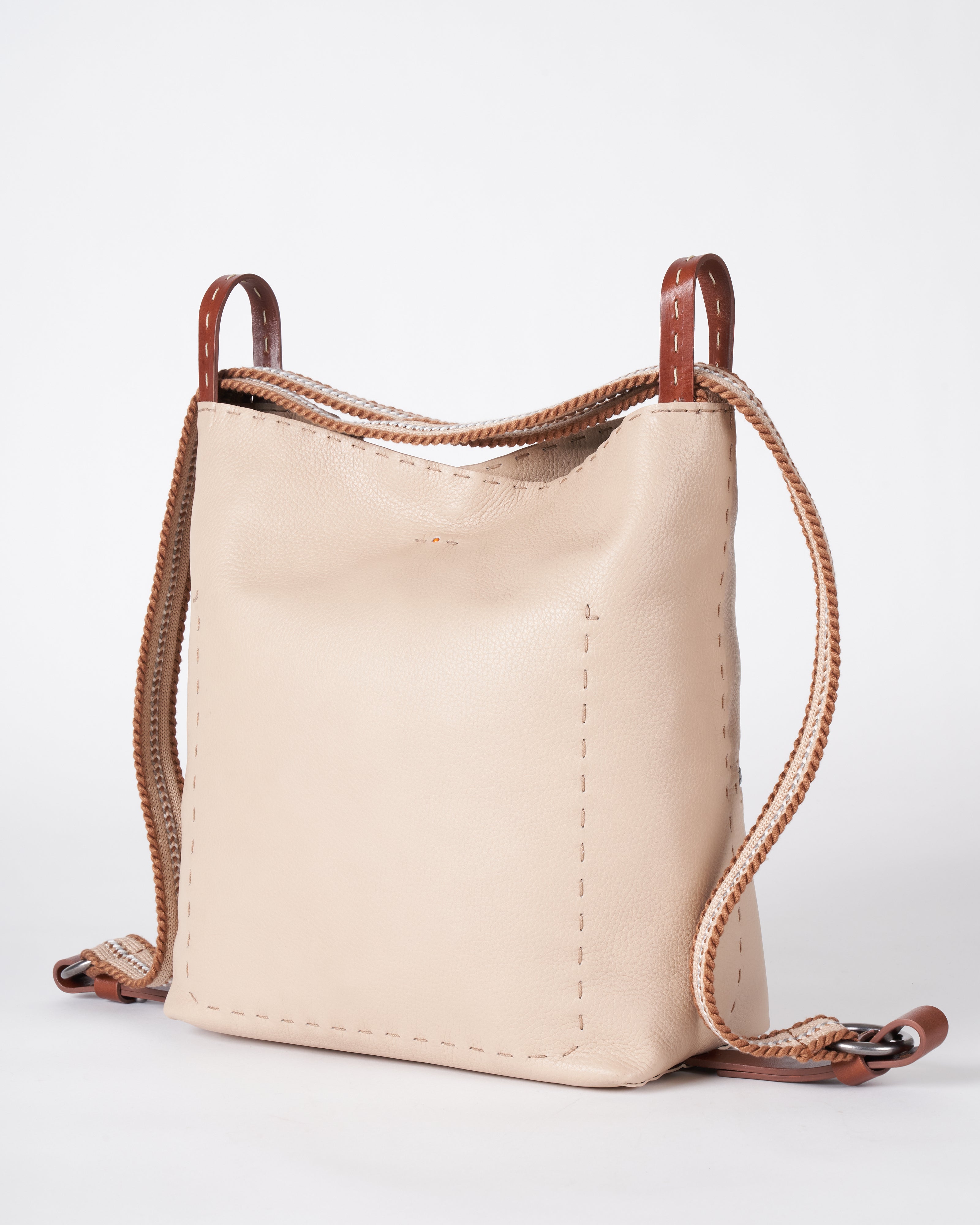 cervo leather backpack backpack shoulder