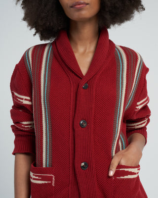 henry cardigan - mix red
