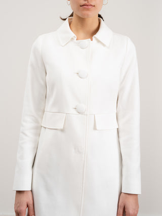 cotton fitted coat