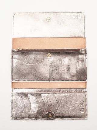 metallic wallet - bronze