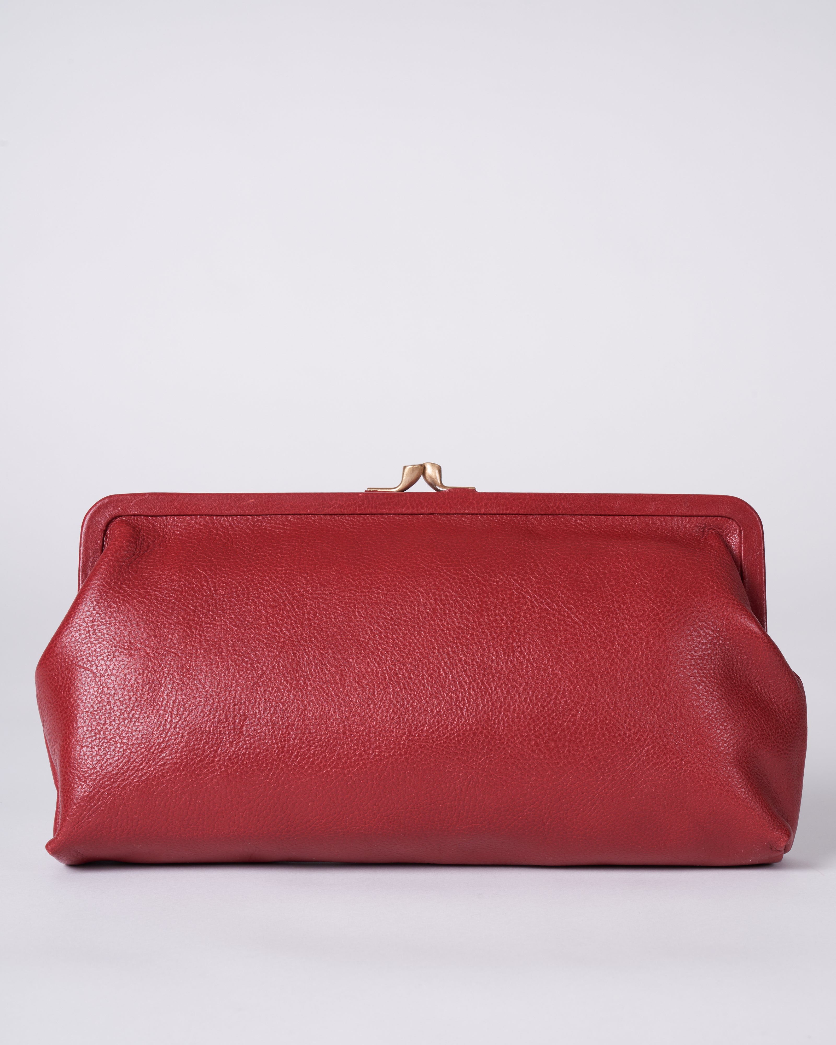 Il Bisonte Clutch Bag Classic-Bcl027Pv0005 Rosso Re159 Brass