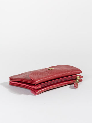 short wallet - red