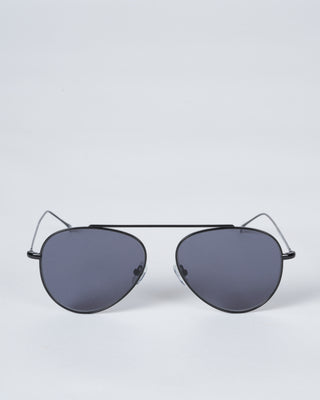 dorchester sunglasses - black with flat grey lenses