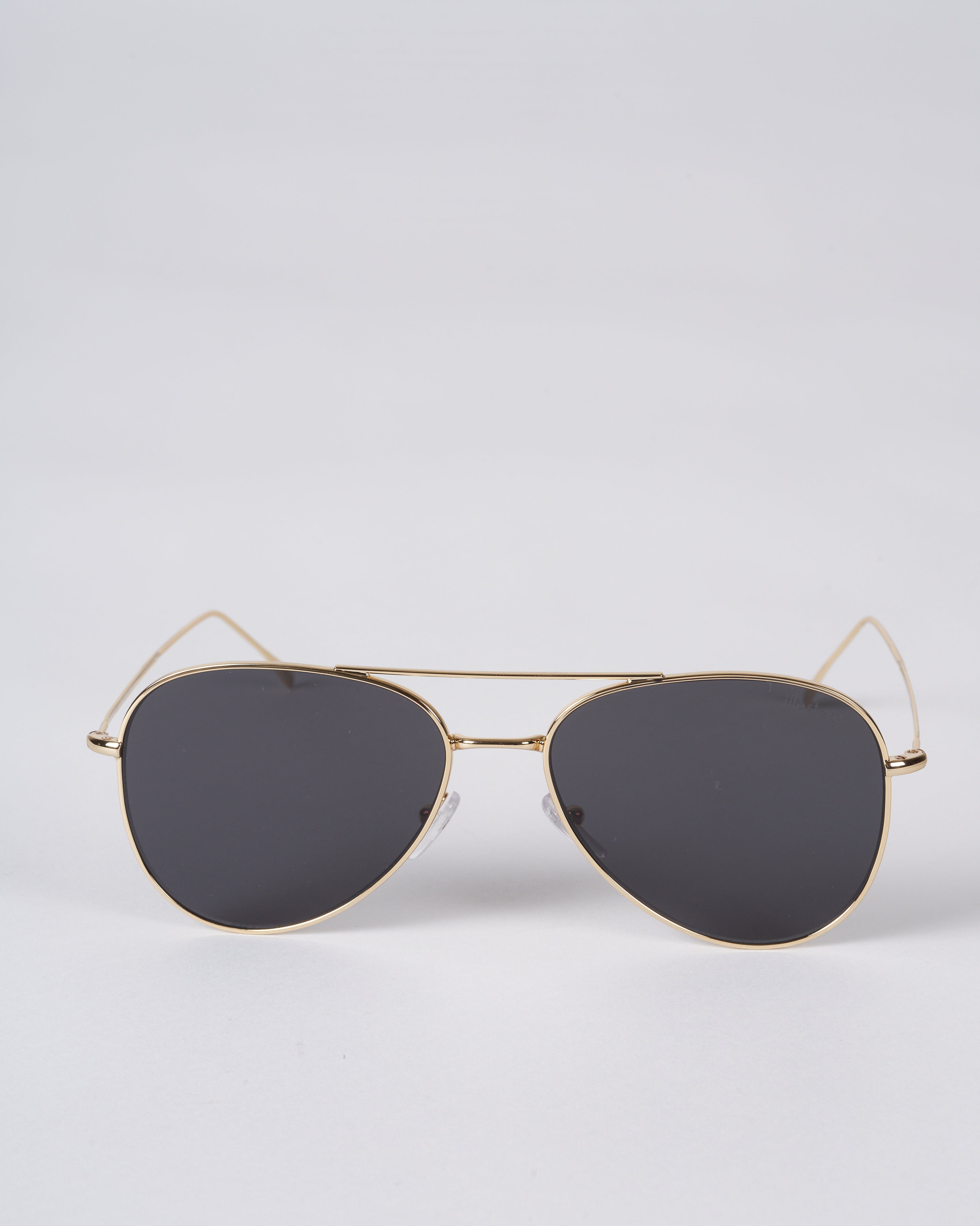Illesteva Wooster Gold With Grey Flat Lenses