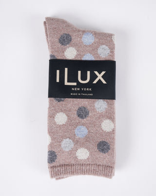 1663 confetti socks - oatmeal