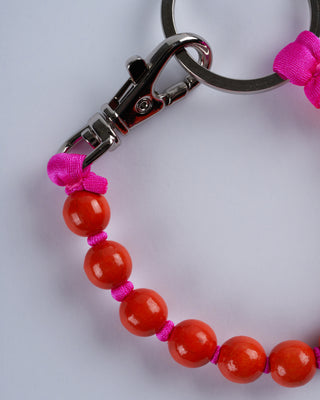 short key holder - orange - pink