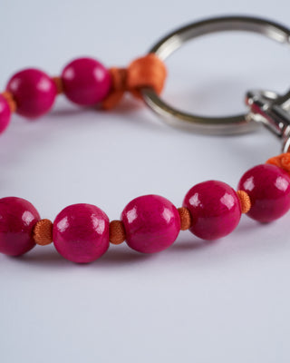 short key holder - pink - orange