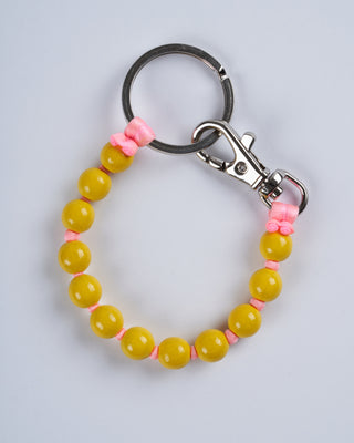short key holder - yellow - rose