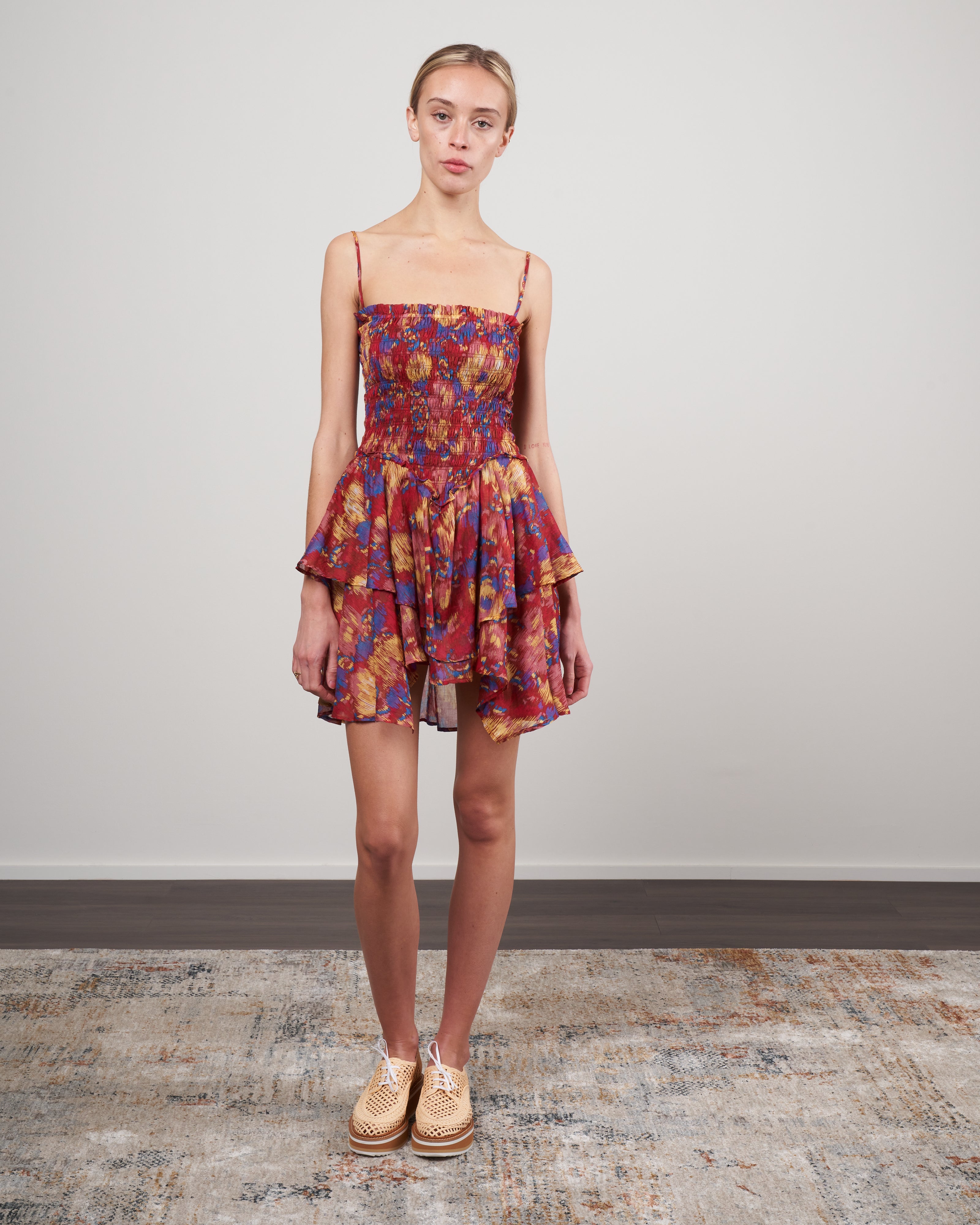isabel marant etoile red dress VIVIENNE DRESS