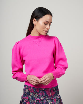 kelaya sweater - neon pink