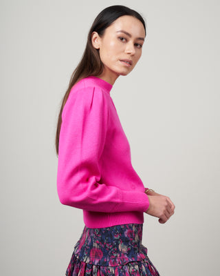 kelaya sweater - neon pink