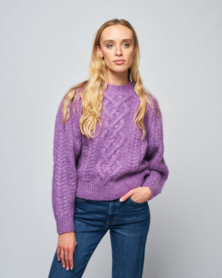 raith sweater - violet