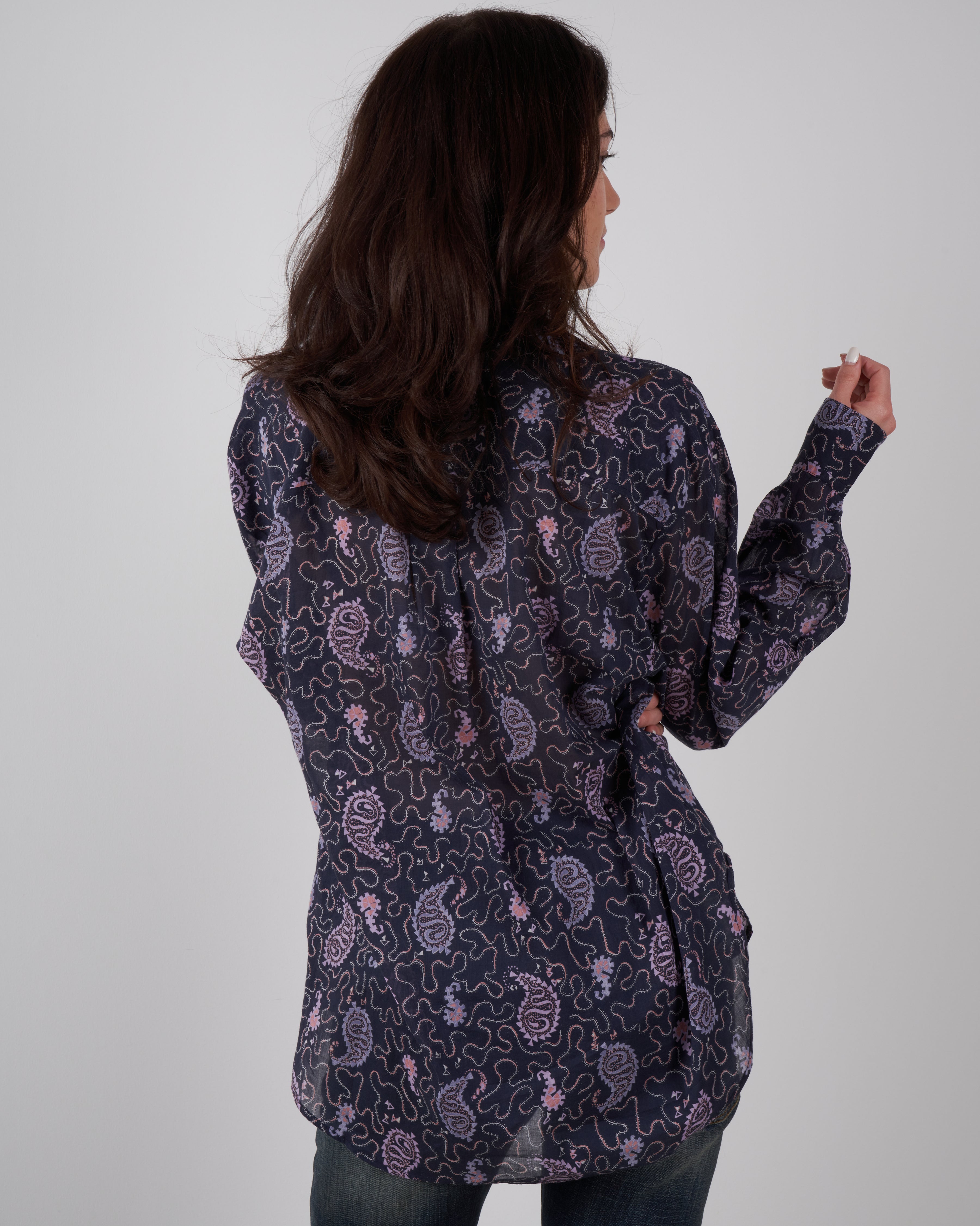 Isabel Marant Etoile Chemise SUSAN – Black Midnight