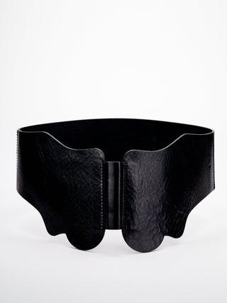 kayo leather belt - black
