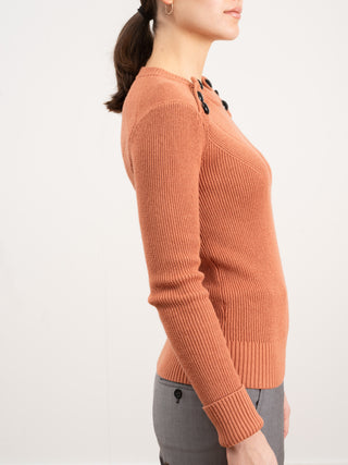 koyla sweater - faded rust