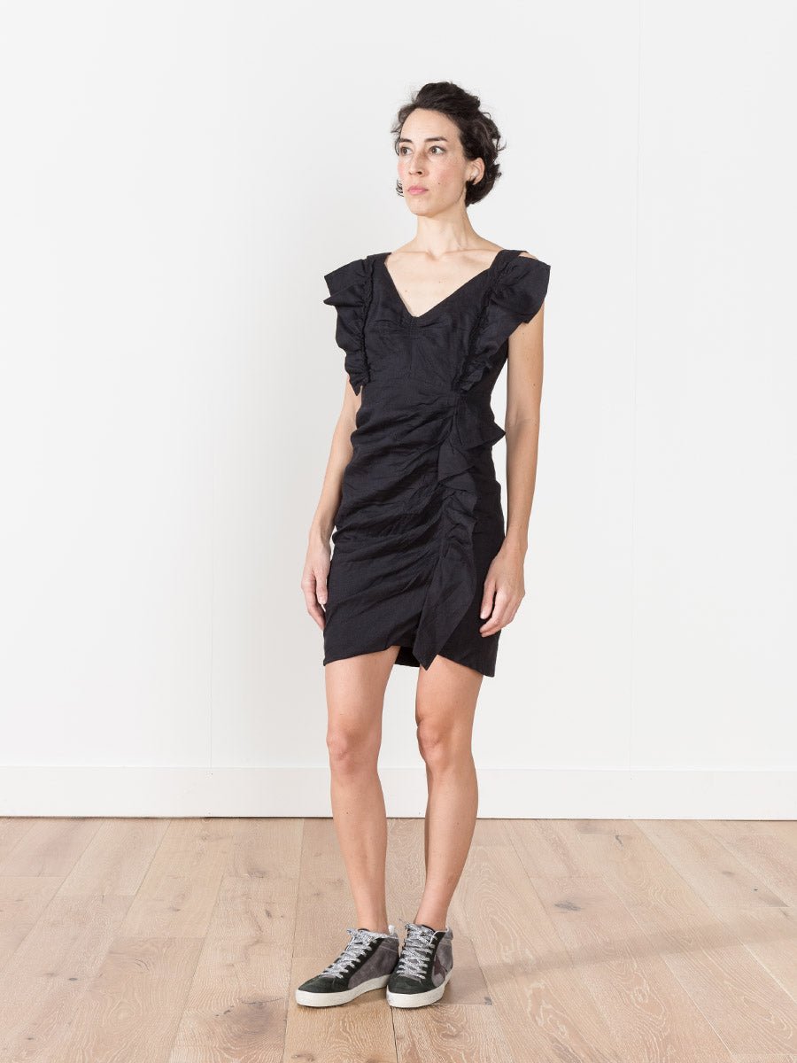 isabel marant black dress Isabel Marant Salina Knit maxi Dress