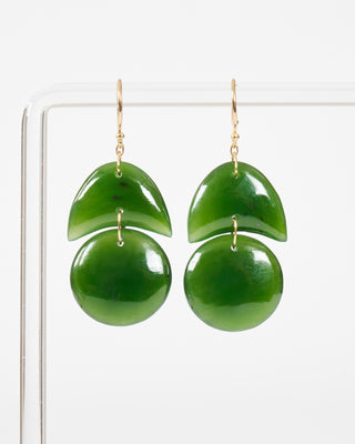 jade tiny arps earrings