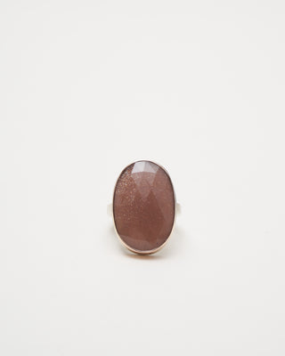 chocolate moonstone ring