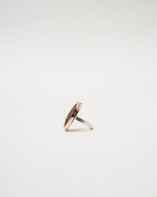 chocolate moonstone ring