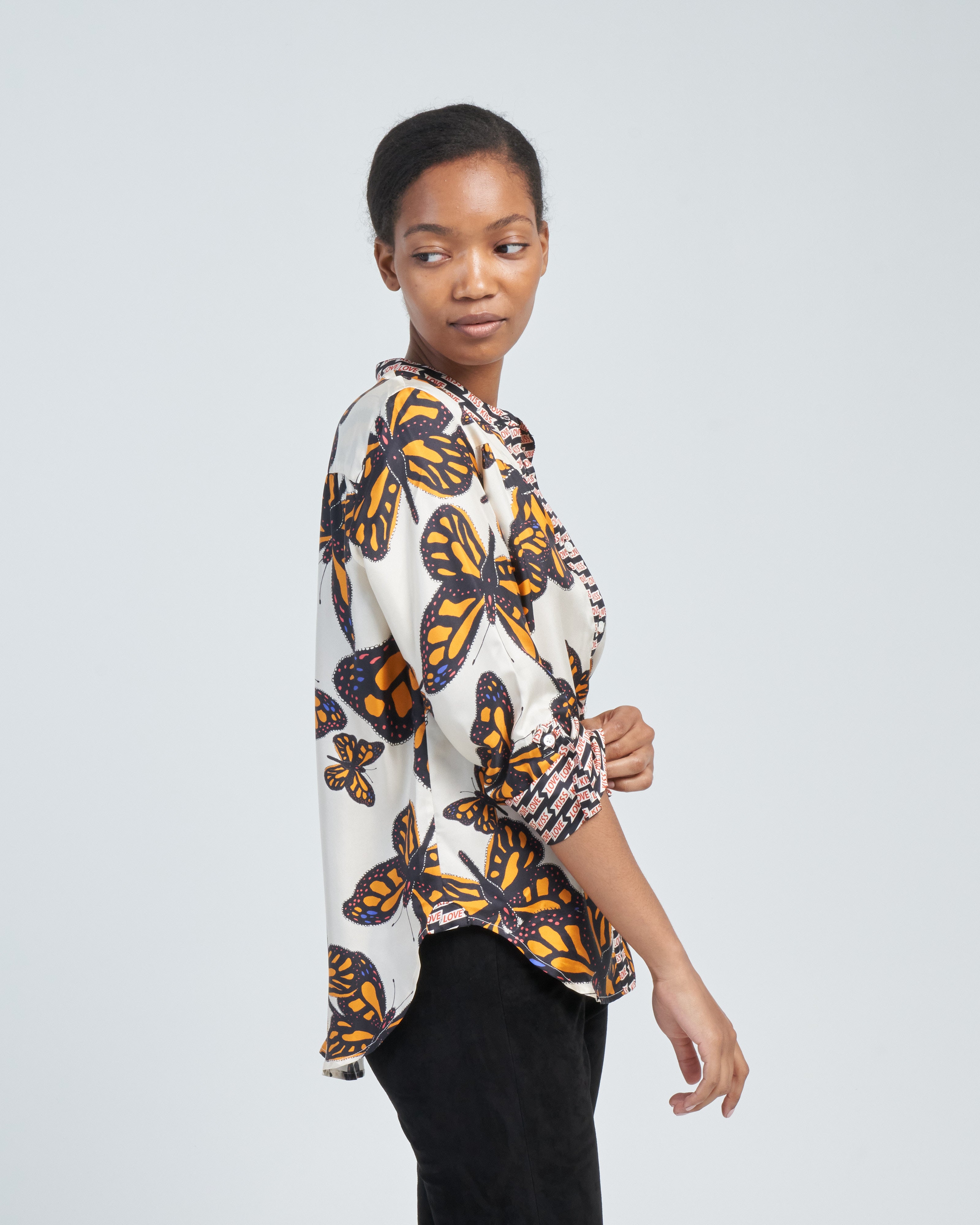La Prestic Ouiston Jeanne Shirt Papillon Orange