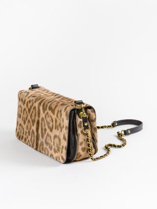 bobi shoulder bag - leopard sauvage