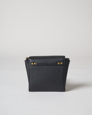calfskin wallet - noir/brass